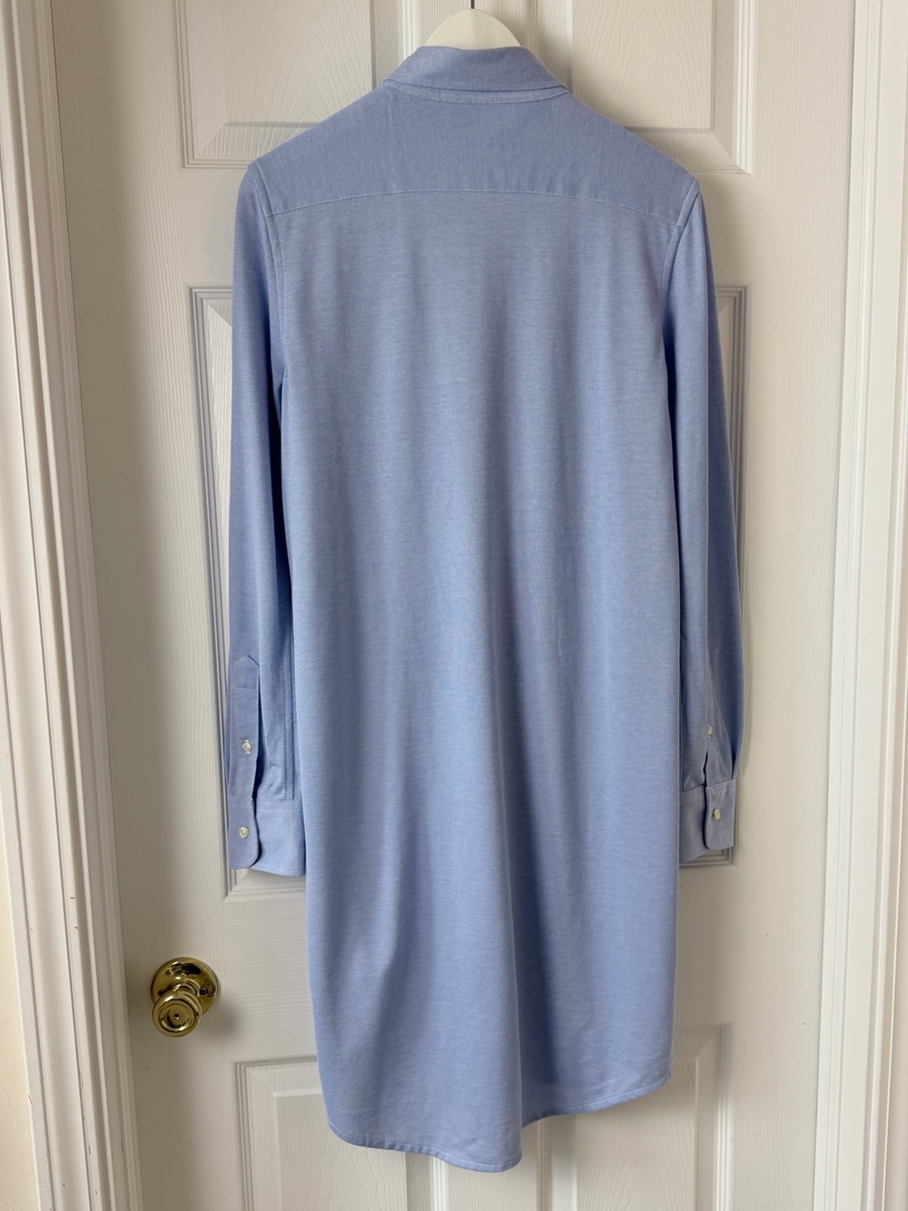 100% Cotton Polo Ralph Lauren Knit Oxford Shirtdress Size Large - Picture 4 of 7